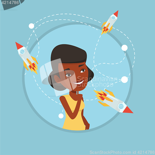 Image of Business start up vector illustration.