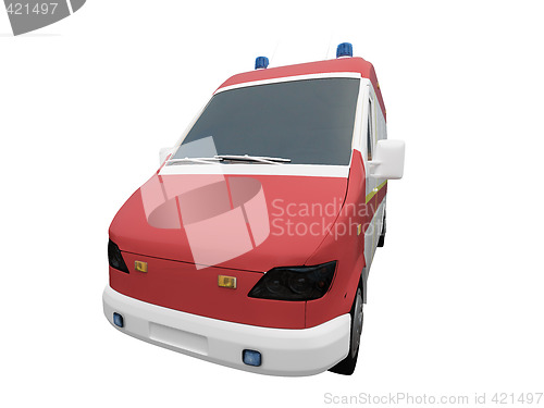 Image of AmbulanceEU isolated front view 01