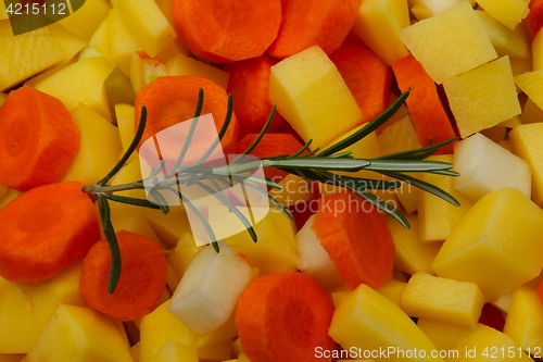 Image of Vegetables with herbs