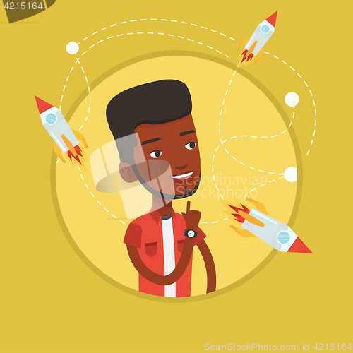 Image of Business start up vector illustration.