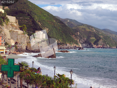 Image of editorial Monterosso Italy Cinque Terre