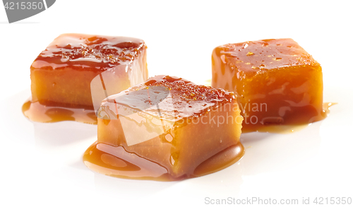 Image of homemade caramel candies