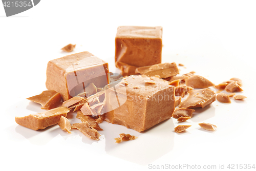 Image of pieces of caramel candies