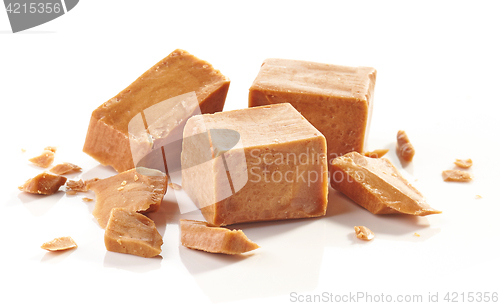 Image of pieces of caramel