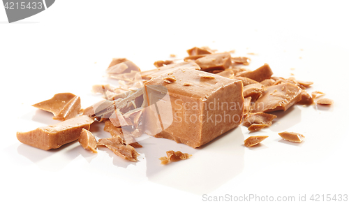 Image of pieces of caramel candies