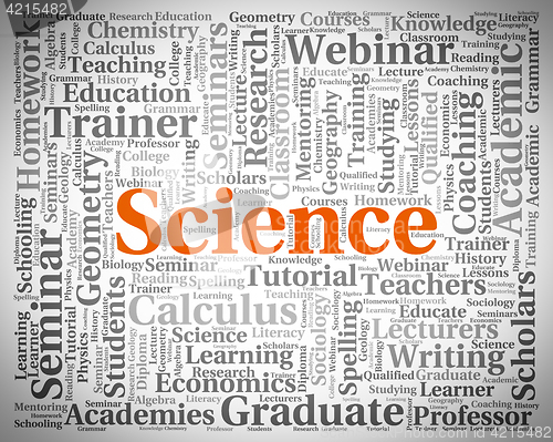 Image of Science Word Indicates Chemist Physics And Physicist