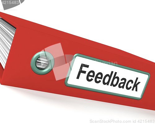 Image of Feedback File Showing Opinions And Surveys