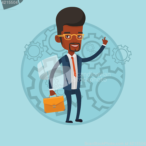 Image of Successful business idea vector illustration.