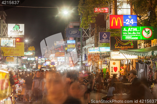 Image of Signs along Khao San Road