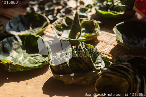 Image of Leaf plates in Nepal