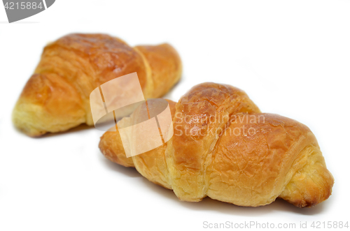 Image of Two French croissants