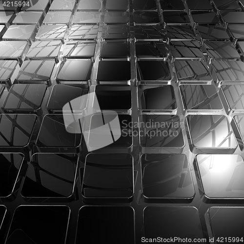 Image of abstract futuristic background - 3d illustration