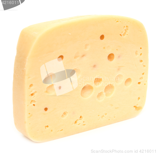 Image of cheese on white