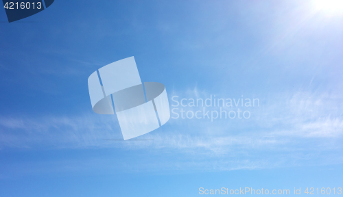 Image of blue sky