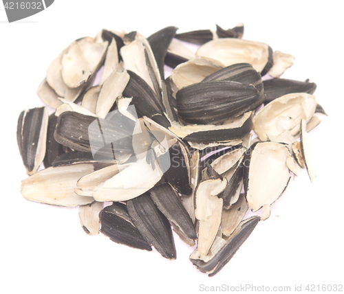 Image of sunflower husks