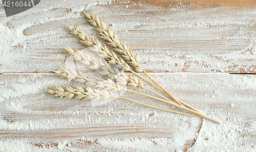 Image of flour and wheat