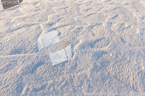 Image of snow surface, winter