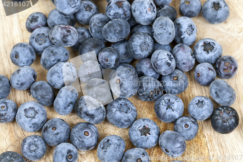 Image of blue blueberries closeup