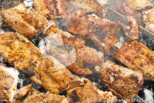 Image of cooking meat Photo