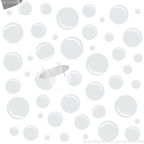 Image of white background with bubbles
