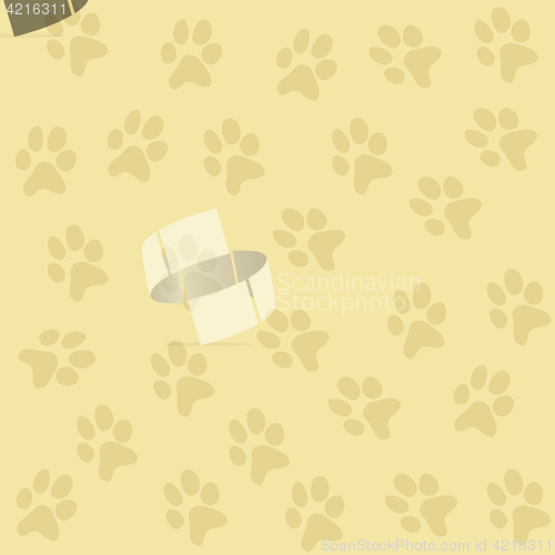 Image of texture background with paws