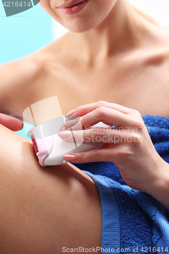 Image of Epilation. Smooth legs.