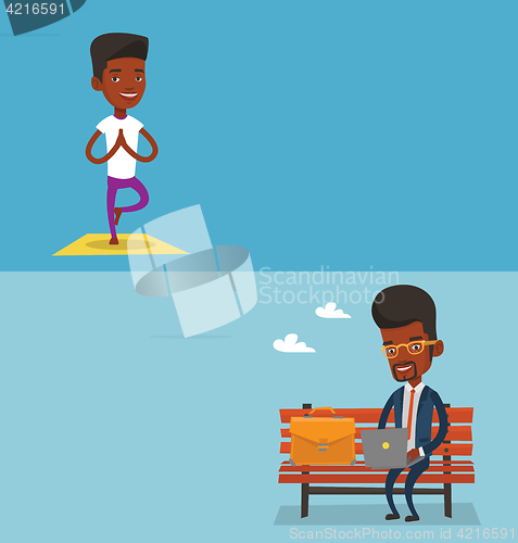 Image of Two lifestyle banners with space for text.
