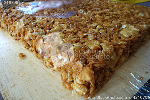 Image of Caramel treats, also known as Sachima.