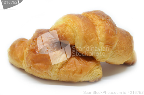 Image of Two French croissants 