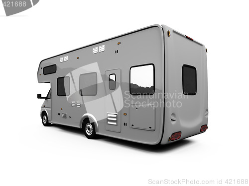 Image of Camper isolated view