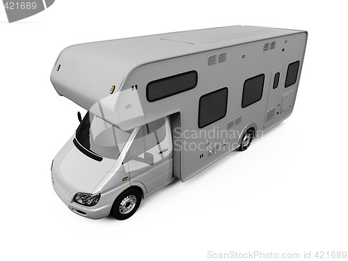 Image of Camper isolated view