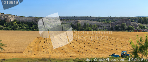 Image of straw cleaning for further storage