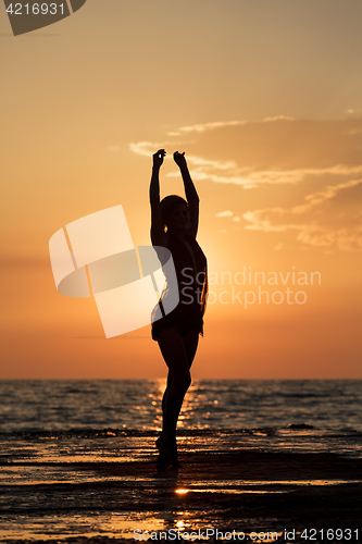 Image of Dance at sunset