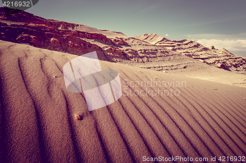 Image of Sand dunes in Valle de la Luna, San Pedro de Atacama, Chile