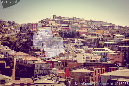 Image of Valparaiso cityscape, Chile