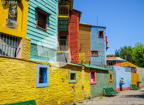 Image of Colorful houses in Caminito, Buenos Aires