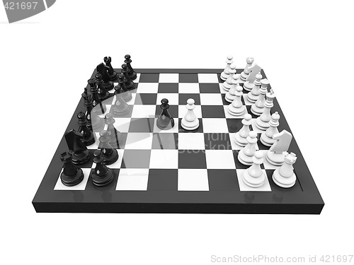 Image of chess isolated view