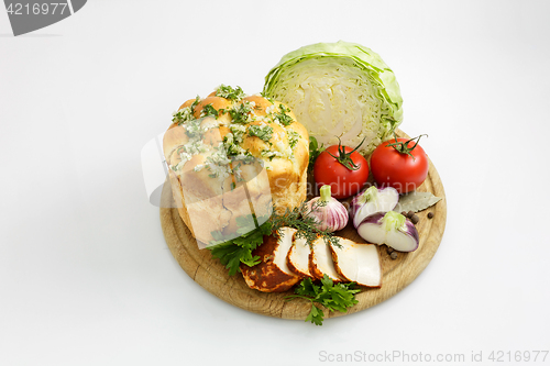 Image of Vegetables and bread