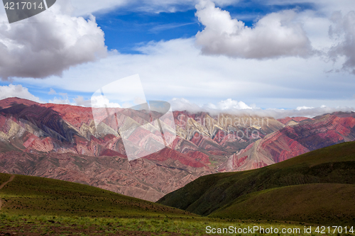 Image of Serranias del Hornocal, colored mountains, Argentina