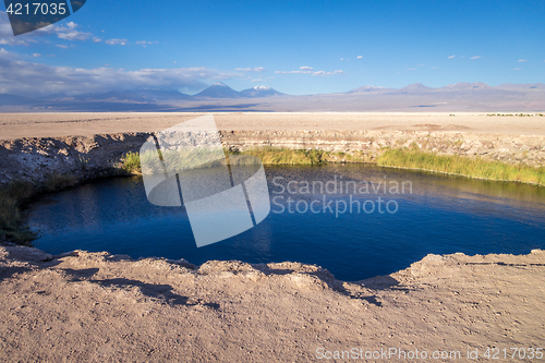 Image of Ojos del salar landmark in San Pedro de Atacama, Chile