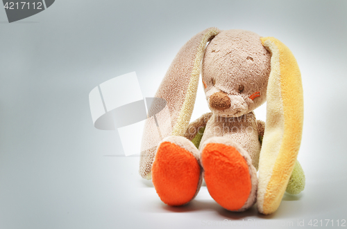 Image of Fluffy rabbit toy 