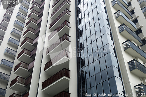 Image of Residential building windows in Singapore