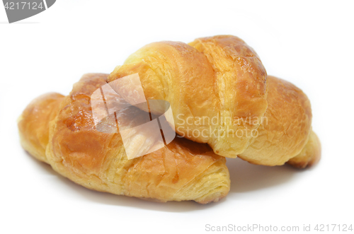 Image of Two French croissants
