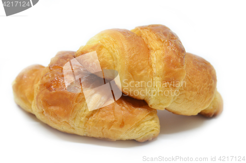 Image of Two French croissants