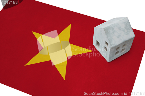 Image of Small house on a flag - Vietnam