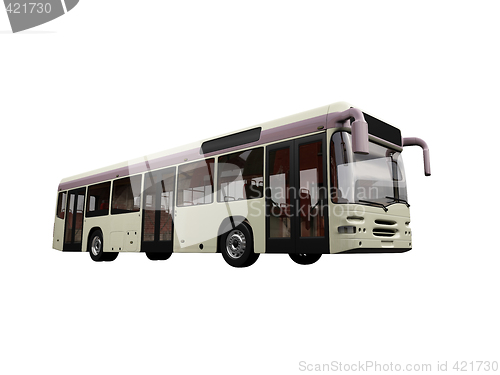 Image of isolated bus view