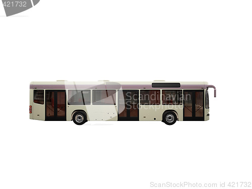 Image of isolated bus view