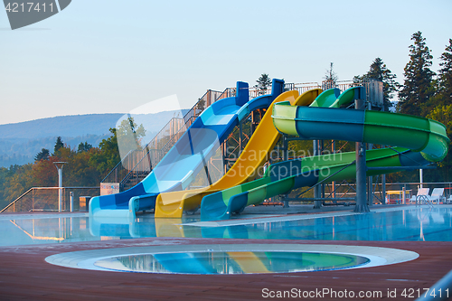 Image of The luxury pool at 5 star hotel