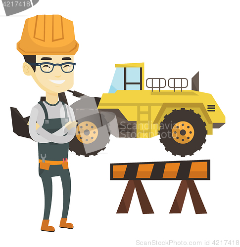 Image of Confident builder with arms crossed.