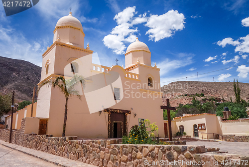 Image of Tilcara church, Argentina